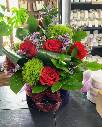 Sweet Romance - A bouquet of mixed beautiful roses is sure to create a lasting impression.